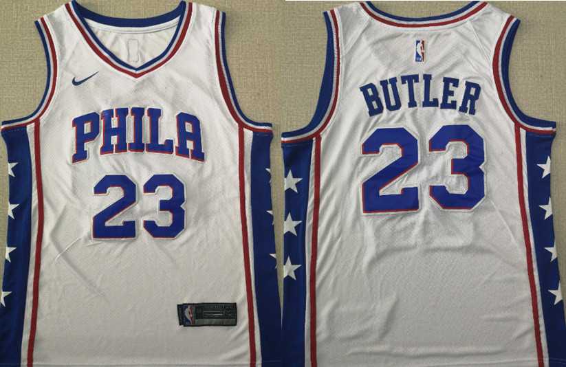 76ers 23 Jimmy Butler White Nike Swingman Jersey,We sell and wholesale 76ers 23 Jimmy Butler White Nike Swingman Jersey on line form chian!